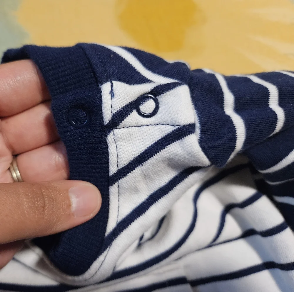 Carter's - Navy and White Striped Baby Sweater